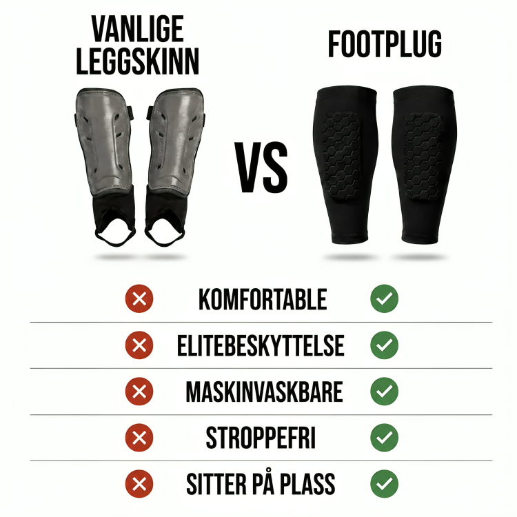 FootPlug Leggskinn
